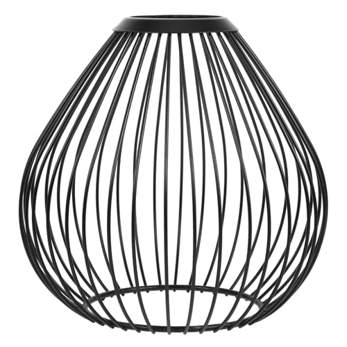 LOLIPPYY Retro Metall Lampenschirm Tropfenform Hängelampe Abdeckung aus Drahtgeflecht Robuster Pendelleuchte Lampenschirm für Warme Stilvolle Wohnraumbeleuchtung von LOLIPPYY