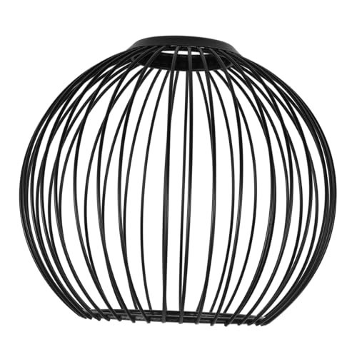 LOLIPPYY Retro Vintage Draht Lampenschirm Drahtnetz Lampenabdeckung Kugelförmiger Lampenschirm Dekorativer für Tisch und Pendelleuchten Stabiles Eisenmaterial von LOLIPPYY