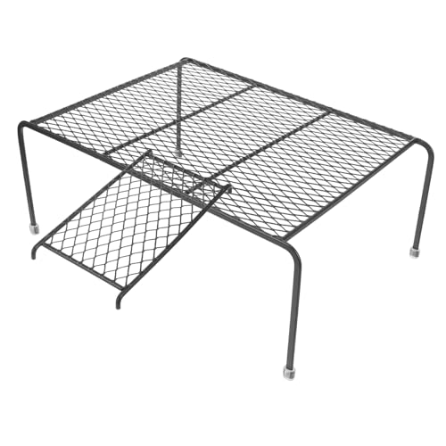 LOLIPPYY Rostfreier Hühnerhalter mit Leiter Kletterspielplatz und Ablageplattform für Kleine Geflügel Robustes Metallgestell als Hühnerstall Dekor und Futterstation Geeignet für Küken und von LOLIPPYY