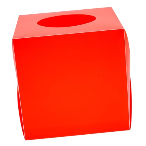 LOLIPPYY Rote Losbox mit Schlitz Multifunktionale Spenden und Wahlurne für Verlosung Raffle Supplies Partyspiele und Ticketaufbewahrung Langlebig und Vielseitig Einsetzbar LOLIPPYY Rote Losbox mit Schlitz Multifunktionale Spenden und Wahlurne für Verlosung Raffle Supplies Partyspiele und Ticketaufbewahrung Langlebig und Vielseitig Einsetzbar von LOLIPPYY