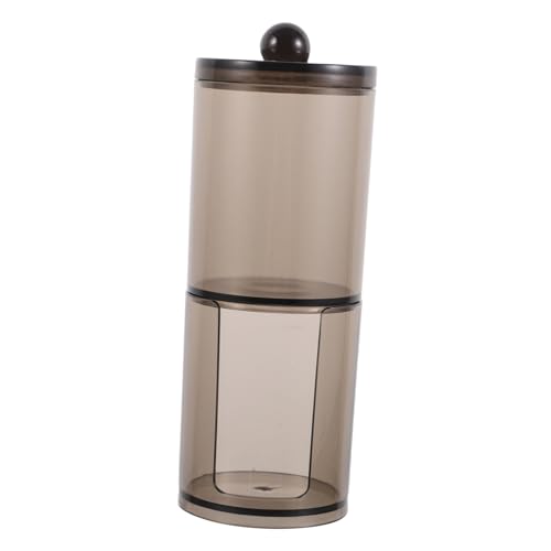 LOLIPPYY Schwarzer Transparenter Baumwollstäbchen spender aus Robustem Kunststoff Runde Kompakte Aufbewahrungsbox für Wattepads und Platzsparend und Reisefreundlich Modernes LOLIPPYY Schwarzer Transparenter Baumwollstäbchen spender aus Robustem Kunststoff Runde Kompakte Aufbewahrungsbox für Wattepads und Platzsparend und Reisefreundlich Modernes von LOLIPPYY