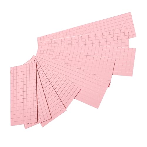 LOLIPPYY Selbstklebende Mosaikfliesen Roségold DIY Wanddekoration Kleine Flache Acrylsteine für Basteln Schmuck Kunst Handwerk Mosaiksteine von LOLIPPYY