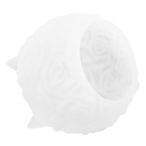 LOLIPPYY Silikonform Kugel Kerzenform DIY Duftkerze Gießform Flexible Blütenform Aromatherapie Kerzen Mold für Handwerk und Dekoration von LOLIPPYY