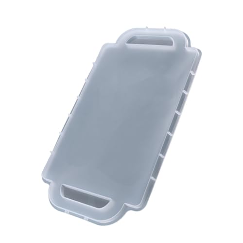 LOLIPPYY Tee Tasse Tablettform Gericht klein Tablett Epoxidform Epoxidschalenform Plätzchenform selber machen Form für Lebensmitteltabletts Obstschalenform selber machen Kieselgel Weiß von LOLIPPYY