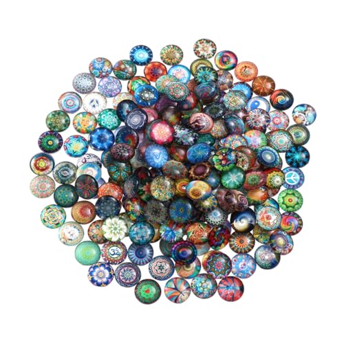 LOLIPPYY Teiliges Gemischte Runde Glasmosaiksteine Gemischte Mosaikfliesen für Bastelarbeiten Langlebig Flache Rückseite für DIY Schmuck und Dekorationen LOLIPPYY Teiliges Gemischte Runde Glasmosaiksteine Gemischte Mosaikfliesen für Bastelarbeiten Langlebig Flache Rückseite für DIY Schmuck und Dekorationen von LOLIPPYY