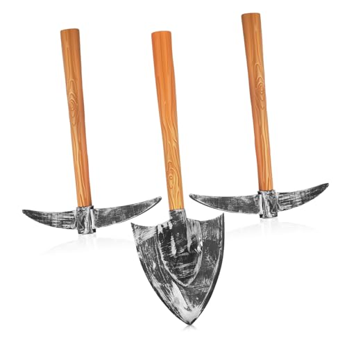 LOLIPPYY Teiliges Gnome Prop mit Spitzhacken und Schaufel für Bühnenaufführungen Cosplay und Partys Leicht und Langlebig von LOLIPPYY