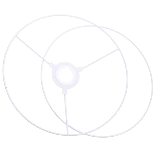 LOLIPPYY Teiliges Lampenschirm Ring Stabiler Metallrahmen für DIY Lampenschirme Vielseitiger Lampenschirmhalter für Moderne und Retro Tischlampen Einfache Montage von LOLIPPYY