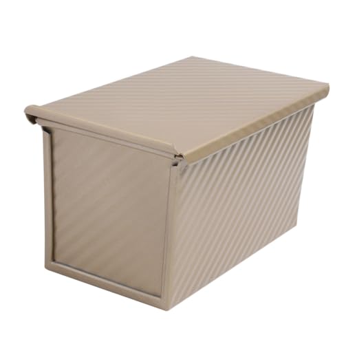 LOLIPPYY Toast Box Backmaschine Brotkasten mit Deckel Pan Toast aus Wellbrot Brotdose Kastenform mit Deckel kuchenform Kastenformen zum Backen Milchbrotpfanne Golden Farbe LOLIPPYY Toast Box Backmaschine Brotkasten mit Deckel Pan Toast aus Wellbrot Brotdose Kastenform mit Deckel kuchenform Kastenformen zum Backen Milchbrotpfanne Golden Farbe von LOLIPPYY
