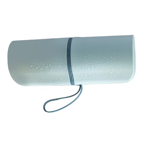 LOLIPPYY Toilettenbecher Reise Tragbarer Zahnbürstenhalter mit Ausguss Kompakte Zahnbürstenbox Leicht Hygienisch Mundspülbecher für Camping Wandern Geschäftsreisen Hellblau LOLIPPYY Toilettenbecher Reise Tragbarer Zahnbürstenhalter mit Ausguss Kompakte Zahnbürstenbox Leicht Hygienisch Mundspülbecher für Camping Wandern Geschäftsreisen Hellblau von LOLIPPYY