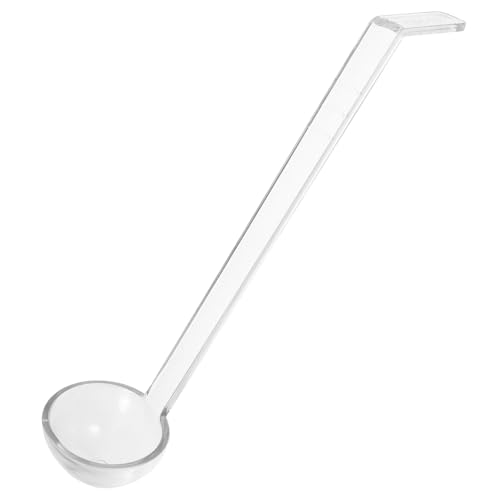 LOLIPPYY Transparente Suppenkelle aus Langlebigem PC Kunststoff mit Langem Griff Rutschfestem Gebogenem Ende Hitzebeständig für Soßen Suppen Buffet und Catering Mittelgroß LOLIPPYY Transparente Suppenkelle aus Langlebigem PC Kunststoff mit Langem Griff Rutschfestem Gebogenem Ende Hitzebeständig für Soßen Suppen Buffet und Catering Mittelgroß von LOLIPPYY