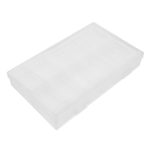LOLIPPYY Transparentes Fächer Aufbewahrungsbox für DIY mit Abnehmbaren Fächern und Markierungsstickern Geeignet für Schmuck Bastelbedarf Nagelkunst und Kreuzstich LOLIPPYY Transparentes Fächer Aufbewahrungsbox für DIY mit Abnehmbaren Fächern und Markierungsstickern Geeignet für Schmuck Bastelbedarf Nagelkunst und Kreuzstich von LOLIPPYY
