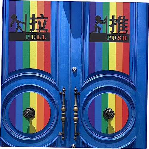 LOLIPPYY Türschild Push and pull Langlebig Sichtbar für Türen und Glasflächen Geeignet für Büro Restaurant Geschäft Klare Öffnungsanweisung Modernes Design LOLIPPYY Türschild Push and pull Langlebig Sichtbar für Türen und Glasflächen Geeignet für Büro Restaurant Geschäft Klare Öffnungsanweisung Modernes Design von LOLIPPYY