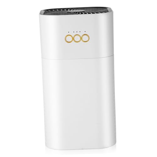 LOLIPPYY USB Mini für Zuhause Leiser Luftfilter mit Geschwindigkeiten Kompakt für Schlafzimmer Büro und Wohnung gegen Rauch Staub und Tierhaare Weiß LOLIPPYY USB Mini für Zuhause Leiser Luftfilter mit Geschwindigkeiten Kompakt für Schlafzimmer Büro und Wohnung gegen Rauch Staub und Tierhaare Weiß von LOLIPPYY