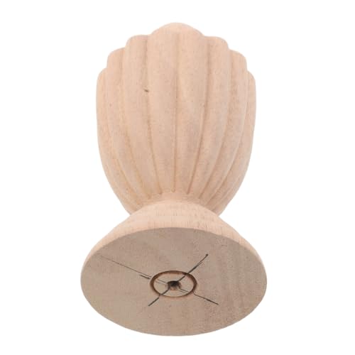 LOLIPPYY Unbehandelte Holzpfostenaufsätze im Europäischen Stil Dekorative Holzpostspitzen für Treppengeländer Zaunpfosten und Vorhangstangen Französisches Hochzeitsdekor von LOLIPPYY