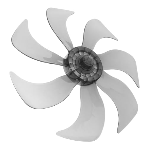 LOLIPPYY Ventilatorflügel Ersatzteile für Stand und Tischventilatoren Verstärktes Kunststoffblatt Transparent Schwarze Lüfterflügel Einfache Montage Langlebig Geeignet von LOLIPPYY