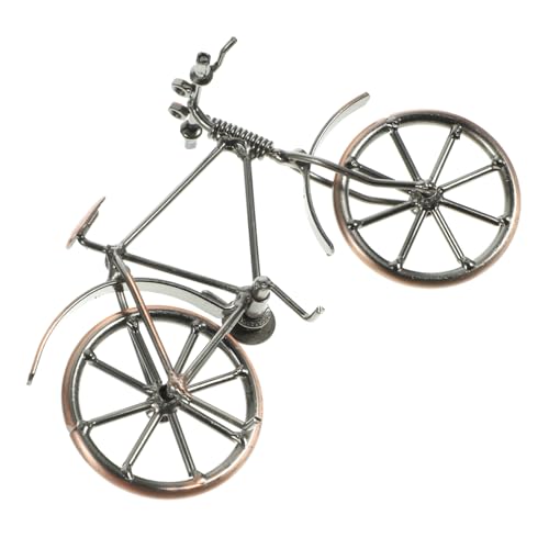 LOLIPPYY Vintage Fahrrad Modell aus Metall Retro Deko Skulptur für Schreibtisch Bücherregal Filigrane Handwerkskunst Kompakte als Stilvolle Wohnaccessoire LOLIPPYY Vintage Fahrrad Modell aus Metall Retro Deko Skulptur für Schreibtisch Bücherregal Filigrane Handwerkskunst Kompakte als Stilvolle Wohnaccessoire von LOLIPPYY