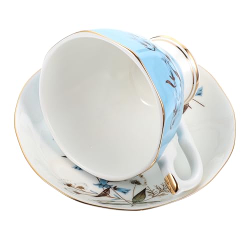 LOLIPPYY Vintage Kaffeetassen Set aus Hochwertigem Porzellan mit Untertasse und Tablett Ergonomisch Geformt Europäisches Design für Stilvolle Kaffeepausen Zuhause Büro und Geeignet LOLIPPYY Vintage Kaffeetassen Set aus Hochwertigem Porzellan mit Untertasse und Tablett Ergonomisch Geformt Europäisches Design für Stilvolle Kaffeepausen Zuhause Büro und Geeignet von LOLIPPYY