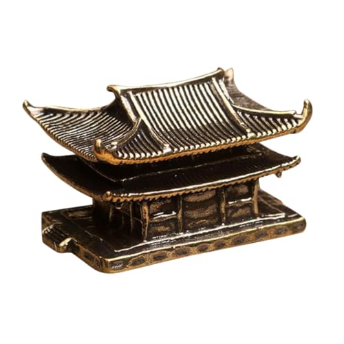 LOLIPPYY Vintage Messing Statue Miniatur Pavillon Figurine Asiatische Zen Gartendekoration Für Wohnzimmer Büro Inneneinrichtung Und Aquarium Ornamente LOLIPPYY Vintage Messing Statue Miniatur Pavillon Figurine Asiatische Zen Gartendekoration Für Wohnzimmer Büro Inneneinrichtung Und Aquarium Ornamente von LOLIPPYY
