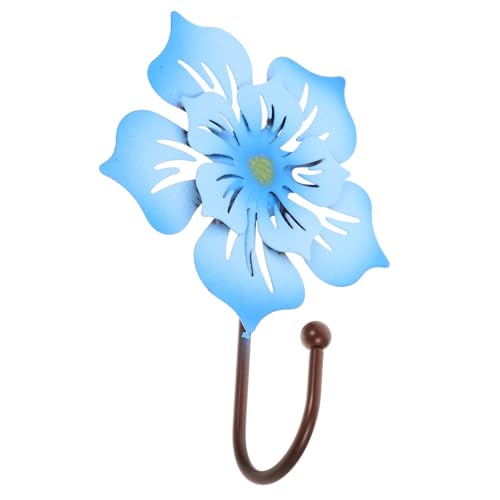 LOLIPPYY Wandhaken Blumenmotiv Blau Dekorativer Garderobenhaken für Küche Bad Flur zum Aufhängen von Jacken Taschen und Handtüchern LOLIPPYY Wandhaken Blumenmotiv Blau Dekorativer Garderobenhaken für Küche Bad Flur zum Aufhängen von Jacken Taschen und Handtüchern von LOLIPPYY