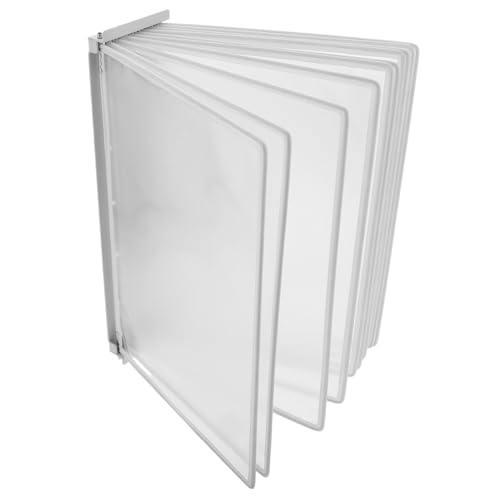 LOLIPPYY Wandmontierter Flip Ordner mit Seiten Doppelseitiger Dokumentenhalter zur Platzsparenden Wandaufbewahrung Robuster Referenzorganizer für Büro und Arbeitsumgebung LOLIPPYY Wandmontierter Flip Ordner mit Seiten Doppelseitiger Dokumentenhalter zur Platzsparenden Wandaufbewahrung Robuster Referenzorganizer für Büro und Arbeitsumgebung von LOLIPPYY