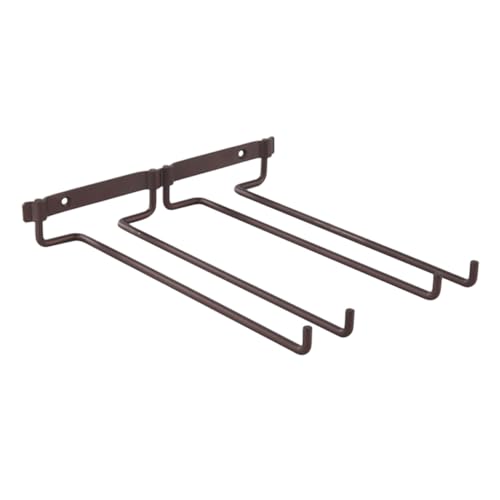 LOLIPPYY Weinglashalter Doppelte Reihe aus Hängend für Umgedrehte Weingläser Wandmontage Stabiles Weinregal für Küche Bar Restaurant Aufbewahrung in Bronze LOLIPPYY Weinglashalter Doppelte Reihe aus Hängend für Umgedrehte Weingläser Wandmontage Stabiles Weinregal für Küche Bar Restaurant Aufbewahrung in Bronze von LOLIPPYY