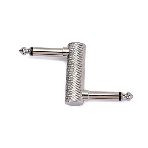 LOLIPPYY Z Type Effektpedalanschluss für Gitarre und Bass Stecker Klinkenadapter für Pedalboard Zubehör Silber Hochwertiger Gitarrenkabel Koppler LOLIPPYY Z Type Effektpedalanschluss für Gitarre und Bass Stecker Klinkenadapter für Pedalboard Zubehör Silber Hochwertiger Gitarrenkabel Koppler von LOLIPPYY