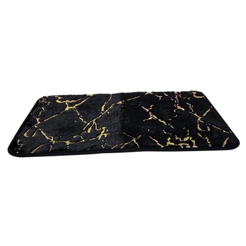 LOLIPPYY rutschfeste Badematte Marmor Design Wasserabsorbierende Dicke Badvorleger für Badezimmer Wc und Wohnzimmer Rutschfester Teppich Waschbar Sicher bei Nassen Böden von LOLIPPYY