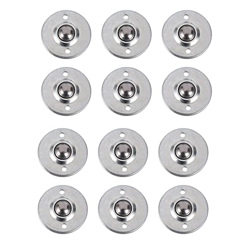 LOLPALONE 12Pcs -16B 5/8 Fuss Lager Stahl Roller Ball Flansch Conveyor Transfer Unit LOLPALONE 12Pcs -16B 5/8 Fuss Lager Stahl Roller Ball Flansch Conveyor Transfer Unit von LOLPALONE