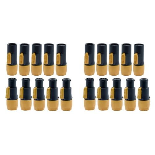 LOLPALONE 20 Stück industrieller feuerfester Stromanschluss Eingang Ausgang Anschluss Wasserdicht 20 ein LED Netzstecker für großen Bildschirm LOLPALONE 20 Stück industrieller feuerfester Stromanschluss Eingang Ausgang Anschluss Wasserdicht 20 ein LED Netzstecker für großen Bildschirm von LOLPALONE