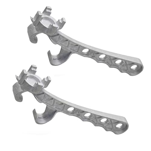 LOLPALONE 2er-Pack Multifunktions-Eimeröffner Aus Aluminium, Eimeröffner für 5 Gallonen, Eimeröffner Aus Metall, Deckelöffner-Werkzeug LOLPALONE 2er-Pack Multifunktions-Eimeröffner Aus Aluminium, Eimeröffner für 5 Gallonen, Eimeröffner Aus Metall, Deckelöffner-Werkzeug von LOLPALONE