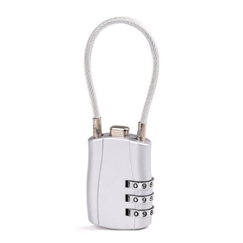 LOLPALONE 3-Stelliges Zollcode-Schloss mit Kontrastfarbe, Anti-Diebstahl-Vorhängeschloss, Gepäckschloss mit Zahlencode, Zahlenschloss C LOLPALONE 3-Stelliges Zollcode-Schloss mit Kontrastfarbe, Anti-Diebstahl-Vorhängeschloss, Gepäckschloss mit Zahlencode, Zahlenschloss C von LOLPALONE