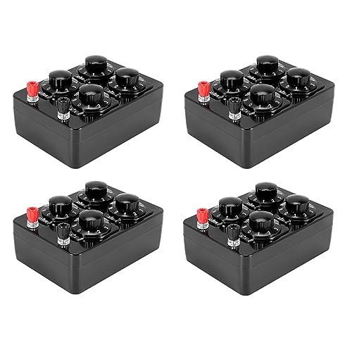 LOLPALONE 4X 0-9999 Ohm Einfacher Widerstand Box Precision Variable Dekade Widerstands Lehre Instrument von LOLPALONE
