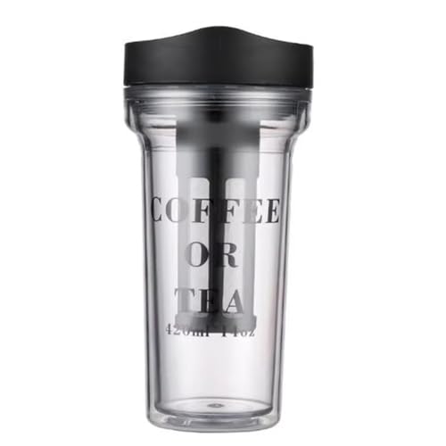 LOLPALONE Kaffeetasse mit Integriertem Kaffeefilter Cold Brew Kaffeemaschine Inklusive Teesieb von LOLPALONE
