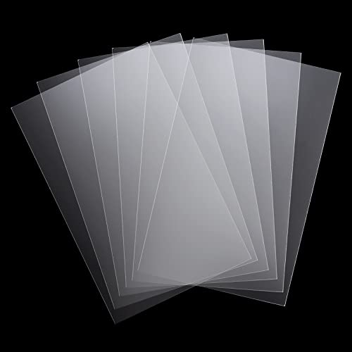 LOLYSIC 6 Stück Acrylplatten, 42 x 29 cm, transparente Plexiglasplatten, 2 mm dicke, große Acryl-Kunststoffplatte, Acryl-Plexiglasplatten für Bilderrahmen DIY Handwerk (ca. A3-Größe) von LOLYSIC