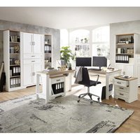 Arbeitszimmer Set inkl. Schreibtisch JÜLICH-36 in Pinie hell mit Artisan Eiche Nb. Arbeitszimmer Set inkl. Schreibtisch JÜLICH-36 in Pinie hell mit Artisan Eiche Nb. von LOMADOX