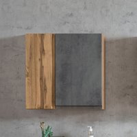 Lomadox - Bad Hängeschrank 2-türig in Wotan Eiche Nb. mit Beton Optik VASTO-03-CONCRETE, b/h/t ca. 65/64/20 cm Lomadox - Bad Hängeschrank 2-türig in Wotan Eiche Nb. mit Beton Optik VASTO-03-CONCRETE, b/h/t ca. 65/64/20 cm von LOMADOX