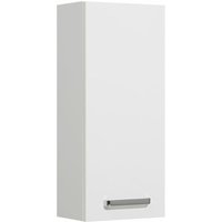 Badezimmer Hängeschrank WARSCHAU-66 Wandschrank in weiß glänzend - B/H/T: 30/70/20cm - weiß von LOMADOX