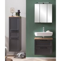 Badezimmer Set mit LED-Aufbauleuchte in dunkelgrau MARLING-03 Badezimmer Set mit LED-Aufbauleuchte in dunkelgrau MARLING-03 von LOMADOX