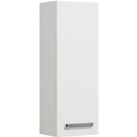 Badezimmer Wandschrank Hängeschrank WARSCHAU-66 in weiß glänzend - b/h/t: 25/70/20cm - weiß von LOMADOX