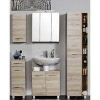 Badmöbel Set BERGAMO-03, Buche Iconic Nb., b x h x t ca.: 175 x 200 x 35cm von LOMADOX