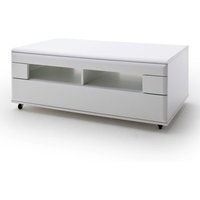 Couchtisch in weiß matt 115 cm ALIA-05 mit Schublade Couchtisch in weiß matt 115 cm ALIA-05 mit Schublade von LOMADOX