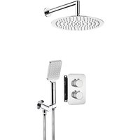 Duschsystem Unterputz, mit thermostatischer Box in silber CONCEALED-30 von LOMADOX