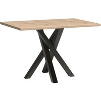 Esstisch ausziehbar 120-160 cm in Eiche mit schwarz CALLAO-161 Esstisch ausziehbar 120-160 cm in Eiche mit schwarz CALLAO-161 von LOMADOX