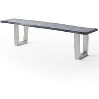 Esszimmer Sitzbank mit 160 cm Breite, Akazie massiv, grau sandgestrahlt - COSENZA-06 Esszimmer Sitzbank mit 160 cm Breite, Akazie massiv, grau sandgestrahlt - COSENZA-06 von LOMADOX