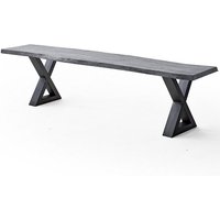 Esszimmer Sitzbank mit 180 cm Breite, Akazie massiv, grau sandgestrahlt - COSENZA-06 Esszimmer Sitzbank mit 180 cm Breite, Akazie massiv, grau sandgestrahlt - COSENZA-06 von LOMADOX