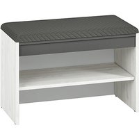 Lomadox - Flur Schuhbank weiß HORSENS-131 in Schneekiefer Nb. mit anthrazit., b/h/t: ca. 70/47/34 cm Lomadox - Flur Schuhbank weiß HORSENS-131 in Schneekiefer Nb. mit anthrazit., b/h/t: ca. 70/47/34 cm von LOMADOX