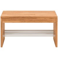 Garderobenbank 82 cm mit Schuhablage Eiche Massivholz CUENCA-137 Garderobenbank 82 cm mit Schuhablage Eiche Massivholz CUENCA-137 von LOMADOX