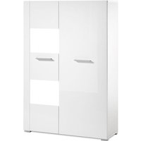 Lomadox - Highboard-Vitrine CLAVI-61 in Hochglanz weiß, LED-Spots, b/h/t ca.: 80/123/35 cm Lomadox - Highboard-Vitrine CLAVI-61 in Hochglanz weiß, LED-Spots, b/h/t ca.: 80/123/35 cm von LOMADOX