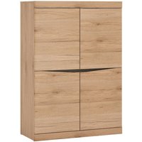 Lomadox - Highboard mit 4 Türen SANFORD-129 in Eiche hell Nb., b/h/t: ca. 86/123/40 cm Lomadox - Highboard mit 4 Türen SANFORD-129 in Eiche hell Nb., b/h/t: ca. 86/123/40 cm von LOMADOX
