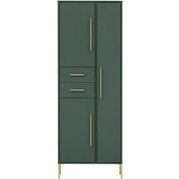 Hochschrank mit 3 Türen KELLA-80 in waldgrün, b/h/t: ca. 67,1/184,3/33,1 cm Hochschrank mit 3 Türen KELLA-80 in waldgrün, b/h/t: ca. 67,1/184,3/33,1 cm von LOMADOX